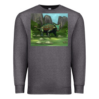 Charcoal Heather ankylosaurus tumbler Premium Sweatshirt - Artiststas