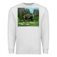 Oatmeal Heather ankylosaurus tumbler Premium Sweatshirt - Artiststas