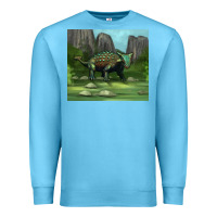 Ocean Blue ankylosaurus tumbler Premium Sweatshirt - Artiststas
