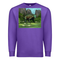 Purple ankylosaurus tumbler Premium Sweatshirt - Artiststas