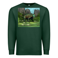 Sports Green ankylosaurus tumbler Premium Sweatshirt - Artiststas