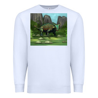 White ankylosaurus tumbler Premium Sweatshirt - Artiststas