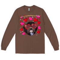 Chestnut valentine's day havanese dog Long Sleeve Tee - RanaPortraitStore