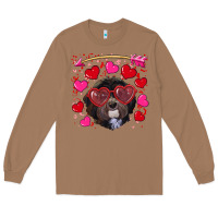 Toasted Coconut valentine's day havanese dog Long Sleeve Tee - RanaPortraitStore