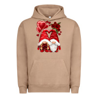 Pigment Burro valentines day gnomies Urban Hoodie - NancyCooperArtShop