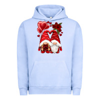 Pigment Grape Ice valentines day gnomies Urban Hoodie - NancyCooperArtShop