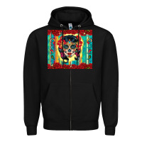 Black sugar skull tumbler 3 Zipper Hoodie - CTS Tumbler Store