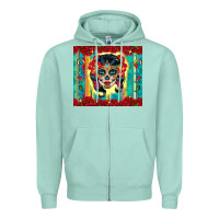 Seafoam sugar skull tumbler 3 Zipper Hoodie - CTS Tumbler Store