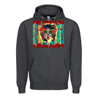 Smoke sugar skull tumbler 3 Zipper Hoodie - CTS Tumbler Store