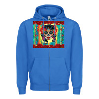 True Royal sugar skull tumbler 3 Zipper Hoodie - CTS Tumbler Store