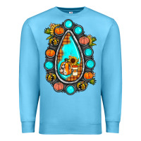 Ocean Blue gemstone pumpkin fall Premium Sweatshirt - JahusDesignShop