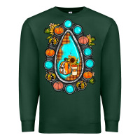 Sports Green gemstone pumpkin fall Premium Sweatshirt - JahusDesignShop