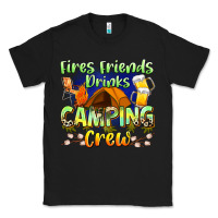 Black fires friends drinks camping crew Classic Tee - Zillion Design Studio