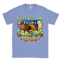 Colony Blue fires friends drinks camping crew Classic Tee - Zillion Design Studio