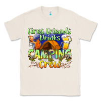 Natural fires friends drinks camping crew Classic Tee - Zillion Design Studio