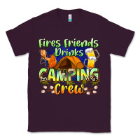 Plum fires friends drinks camping crew Classic Tee - Zillion Design Studio