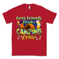 Red fires friends drinks camping crew Classic Tee - Zillion Design Studio