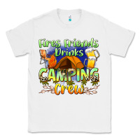 White fires friends drinks camping crew Classic Tee - Zillion Design Studio