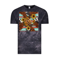 Cloud Black western horse Vintage Tee - BarkalooDesign