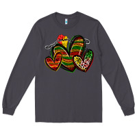 Smoke juneteenth hearts Long Sleeve Tee - Zillion Design Studio