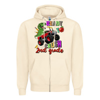 Sandshell ready to crush 2nd grade Zipper Hoodie - Zillion Design Studio