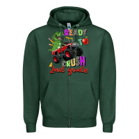Sports Green ready to crush 2nd grade Zipper Hoodie - Zillion Design Studio