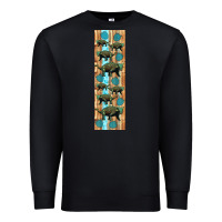Black dinosaur ankylosaurus pen wrap Premium Sweatshirt - Artiststas