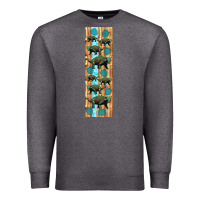 Charcoal Heather dinosaur ankylosaurus pen wrap Premium Sweatshirt - Artiststas
