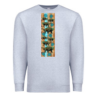 Heather Grey dinosaur ankylosaurus pen wrap Premium Sweatshirt - Artiststas