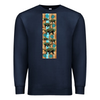 Navy dinosaur ankylosaurus pen wrap Premium Sweatshirt - Artiststas