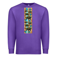 Purple dinosaur ankylosaurus pen wrap Premium Sweatshirt - Artiststas