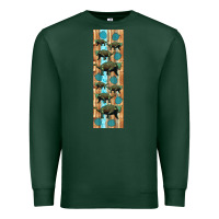 Sports Green dinosaur ankylosaurus pen wrap Premium Sweatshirt - Artiststas