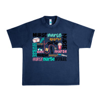 Navy nurse Urban Heavy Tee - MaliasSmallBusiness