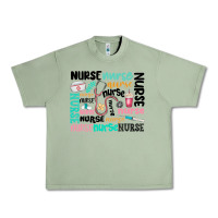 Oil Green nurse Urban Heavy Tee - MaliasSmallBusiness