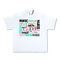 White nurse Urban Heavy Tee - MaliasSmallBusiness