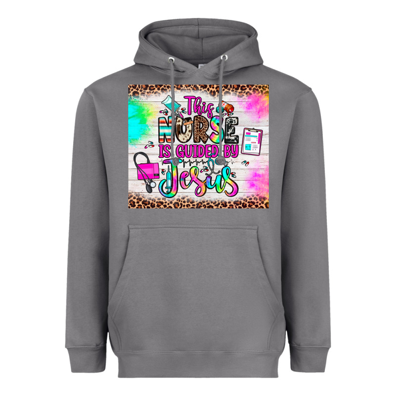 This Nurse Is Guided By Jesus Heavyweight Hoodie by JahusDesignShop | Teevron