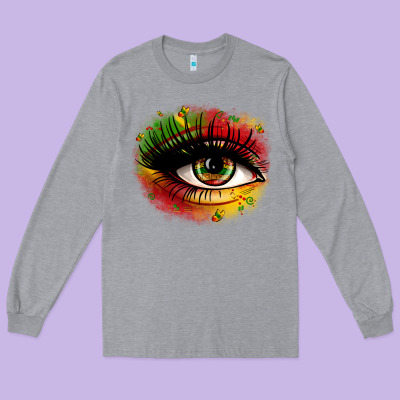Long Sleeve Tee juneteenth eye