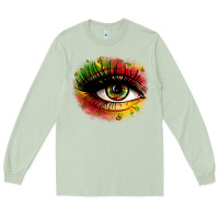 Matcha juneteenth eye Long Sleeve Tee - Zillion Design Studio