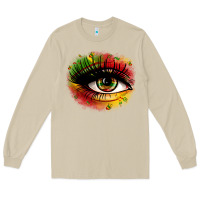 Mushroom juneteenth eye Long Sleeve Tee - Zillion Design Studio