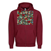 Burgundy sugar skulls roses tumbler 3 Zipper Hoodie - CTS Tumbler Store