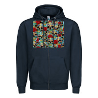 Navy sugar skulls roses tumbler 3 Zipper Hoodie - CTS Tumbler Store