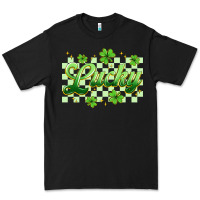 Black checkered lucky Premium Tee - Artiststas