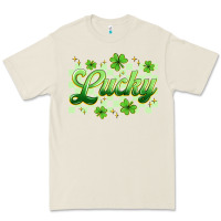 Bone checkered lucky Premium Tee - Artiststas