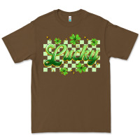 Cacao checkered lucky Premium Tee - Artiststas