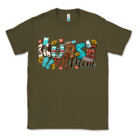 Army Green nurse mom Classic Tee - texasbilliewilder