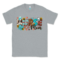 Heather Grey nurse mom Classic Tee - texasbilliewilder