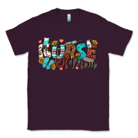 Plum nurse mom Classic Tee - texasbilliewilder