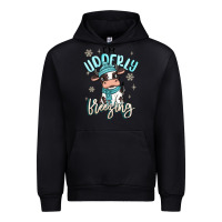 I'm Udderly Freezing Baby Cow Urban Hoodie | Teevron