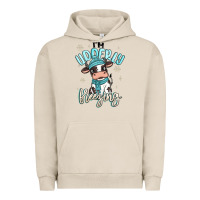 Pigment French Oak i'm udderly freezing baby cow Urban Hoodie - MaliasSmallBusiness