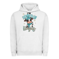 Pigment Lunar Rock i'm udderly freezing baby cow Urban Hoodie - MaliasSmallBusiness